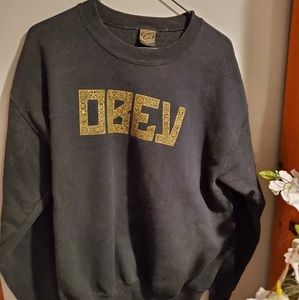 M Obey Crew Neck Pullover